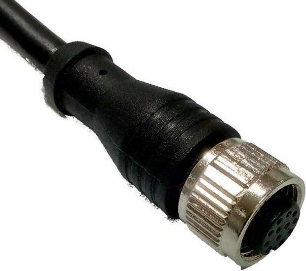 Produktbild RS PRO M12 Connector Female,12W,2m,Shielded