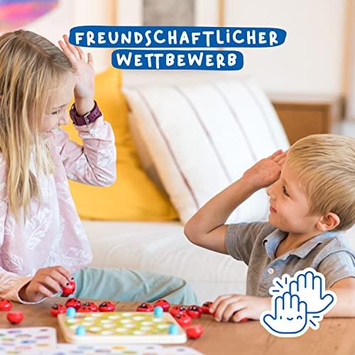 Actual product image Activity Board Wooden Memory Game for Children Ages with 10 Funny Patterns - Educational