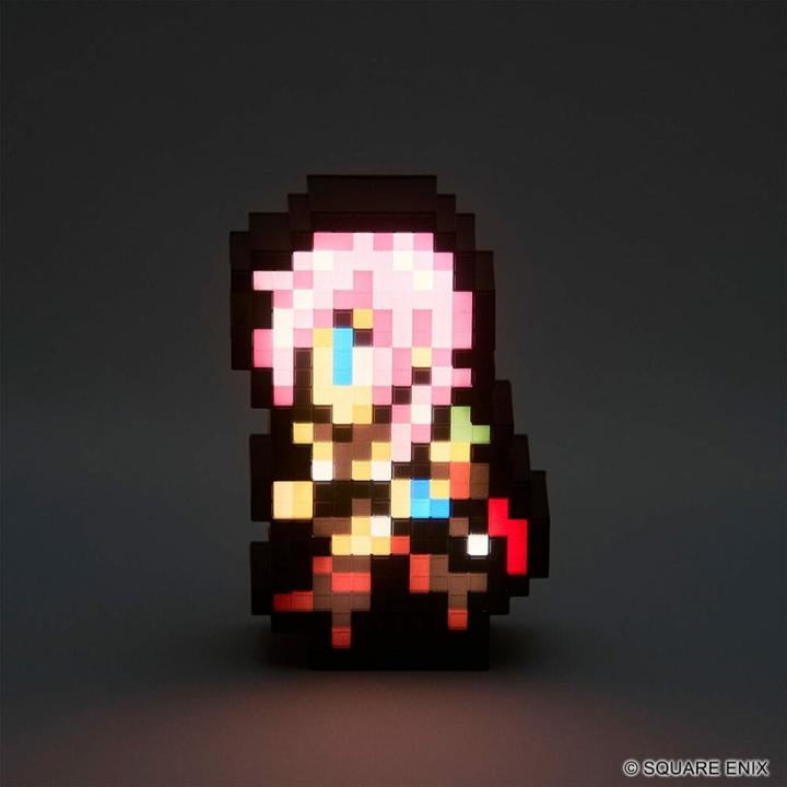 Actual product image Square Enix Finale Fantasy Record Keeper Pixelight LED lamp Lightning 10 cm