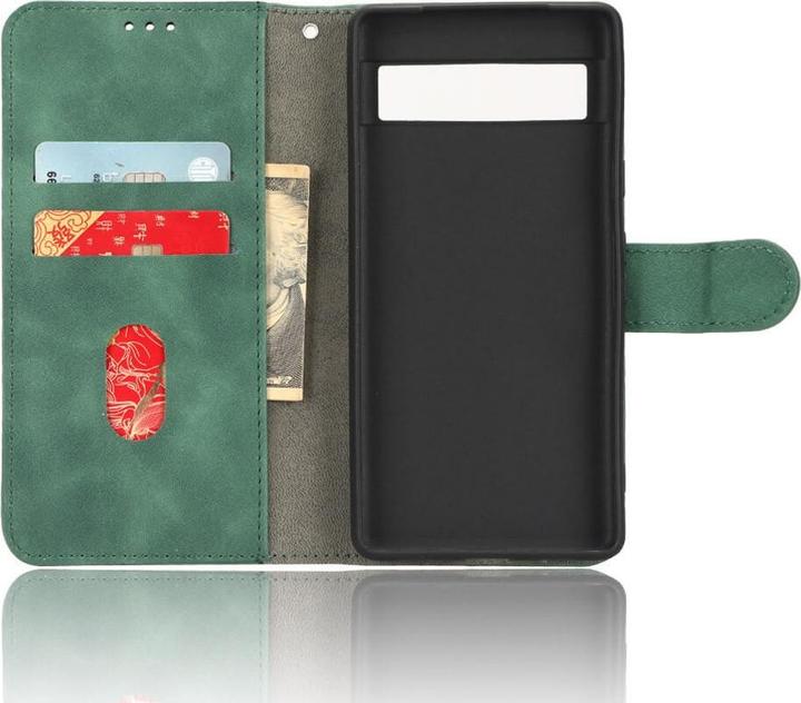 Produktbild Cover-Discount Google Pixel 7a - Leder Etui Hülle grün (Google Pixel 7a)