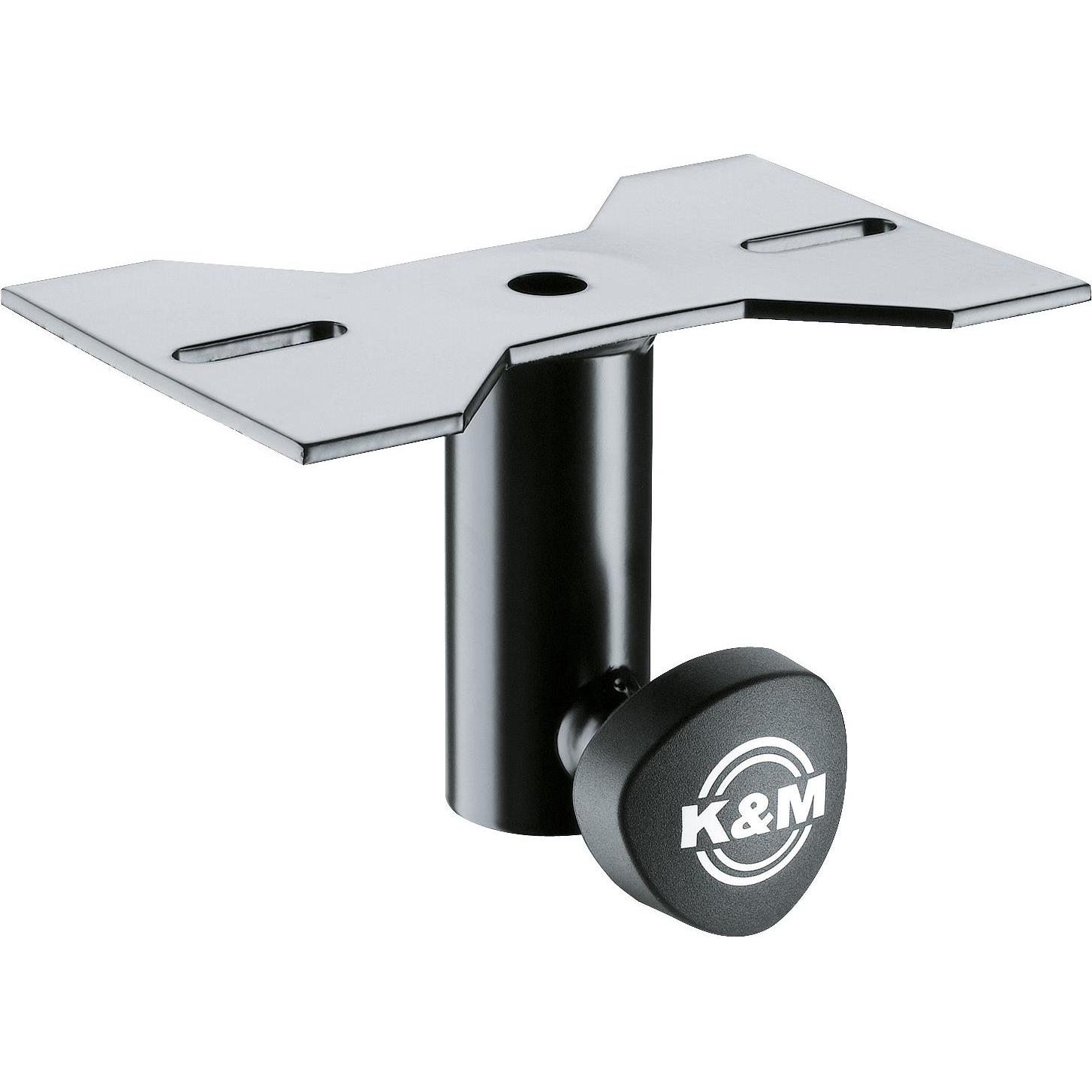 K&M 19580 (Adapter- / Montageplatten), TV Halterung Zubehör, Schwarz