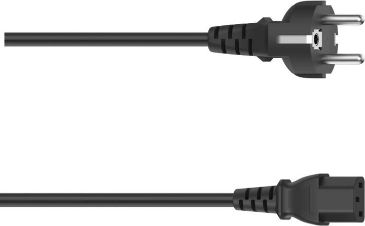 Produktbild Hama 00200737 Stromkabel Schwarz 1,5 m Netzstecker Typ C C14-Koppler