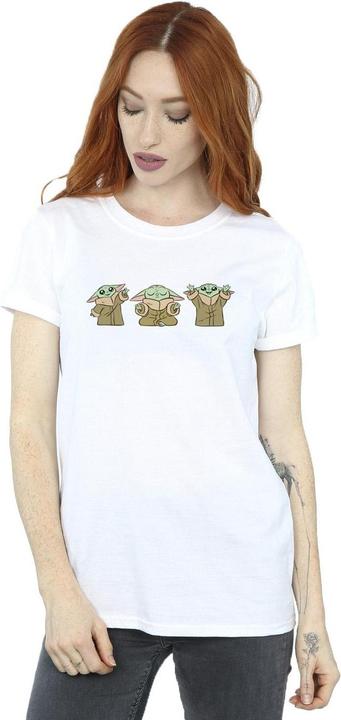 Immagine prodotto Star Wars The Mandalorian Grogu Poses Maglietta Ampia Donna (L)