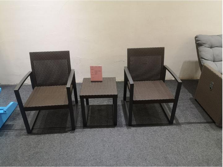 Actual product image Outsunny Garden furniture set consisting of 3 pieces
