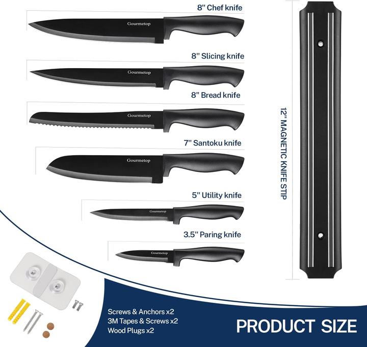 Image du produit Gourmetop Kitchen Knife Set