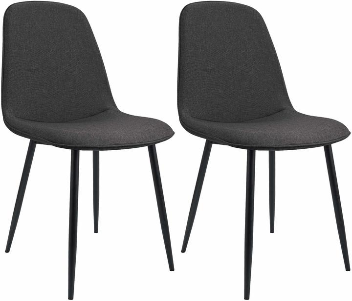 CLP 2er Set Esszimmerstuhl Maryam gepolstert mit Rückenlehne