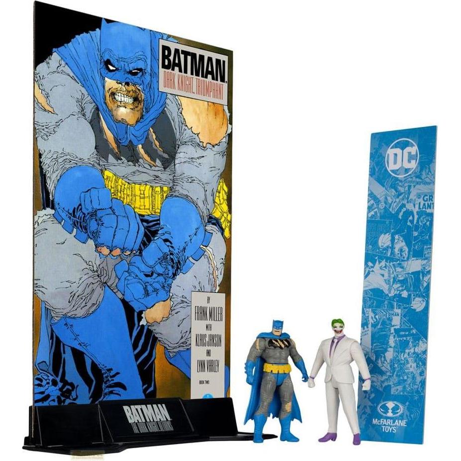 Thumbnail - McFarlane DC Direct Page Punchers Actionfiguren 2er-Pack Batman & The Joker (Batman: The Dark Knight Returns)