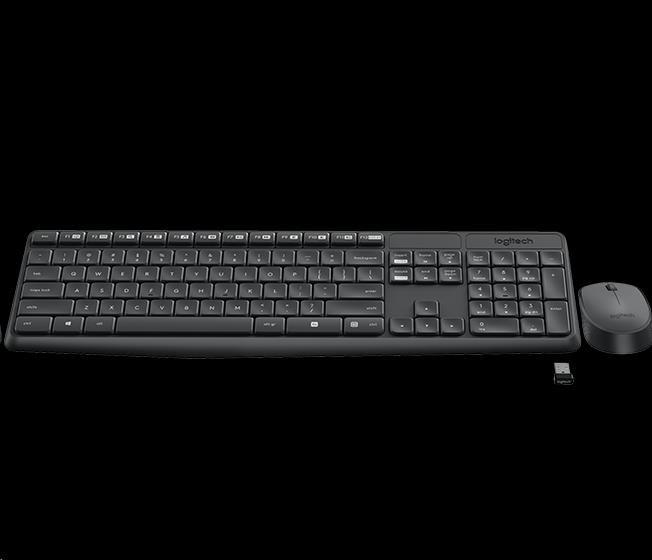 Produktbild Logitech Set MK235 (Eng. Int., Kabellos)