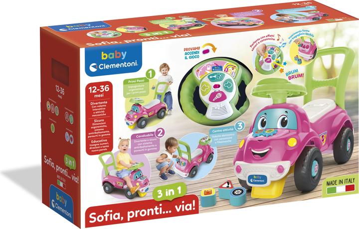 Actual product image Clementoni Sofia Pronti Via 3 In 1