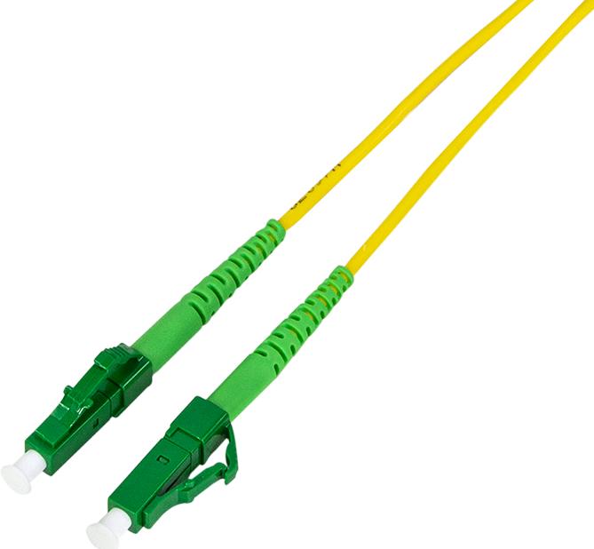 Actual product image LogiLink Fibre optic patch cable, 2x LC simplex, OS2, 1.0 m, yellow (1 m)
