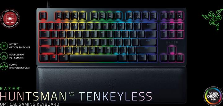 Immagine prodotto Razer Huntsman V2 Tenkeyless (CH, Cablato)