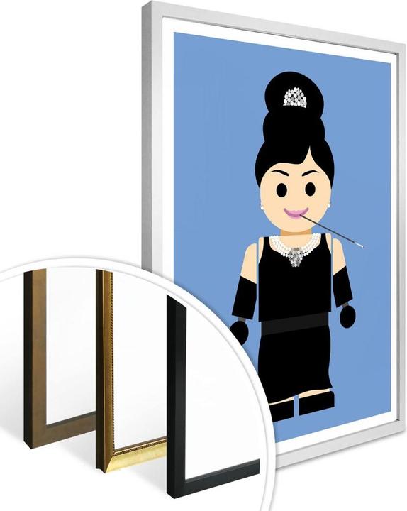 Actual product image Trenddeko Audrey Hepburn Toy (40 x 50 cm)