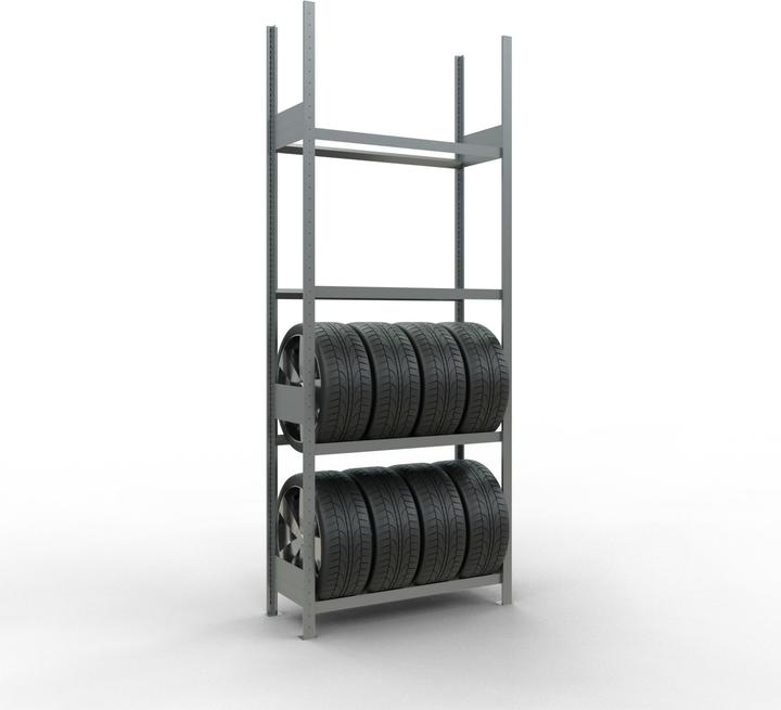 Actual product image Schulte Lagertechnik Wheels basic rack MULTIplus150