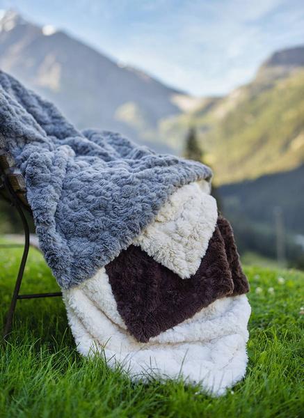 Produktbild Colly Felldecke Soft, 160 cm x 200 cm, grau (Katze, Hund)