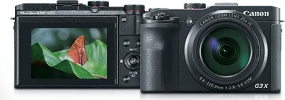Image du produit Canon PowerShot G3 X (8.8 - 220 mm, 20 Mpx, 1")