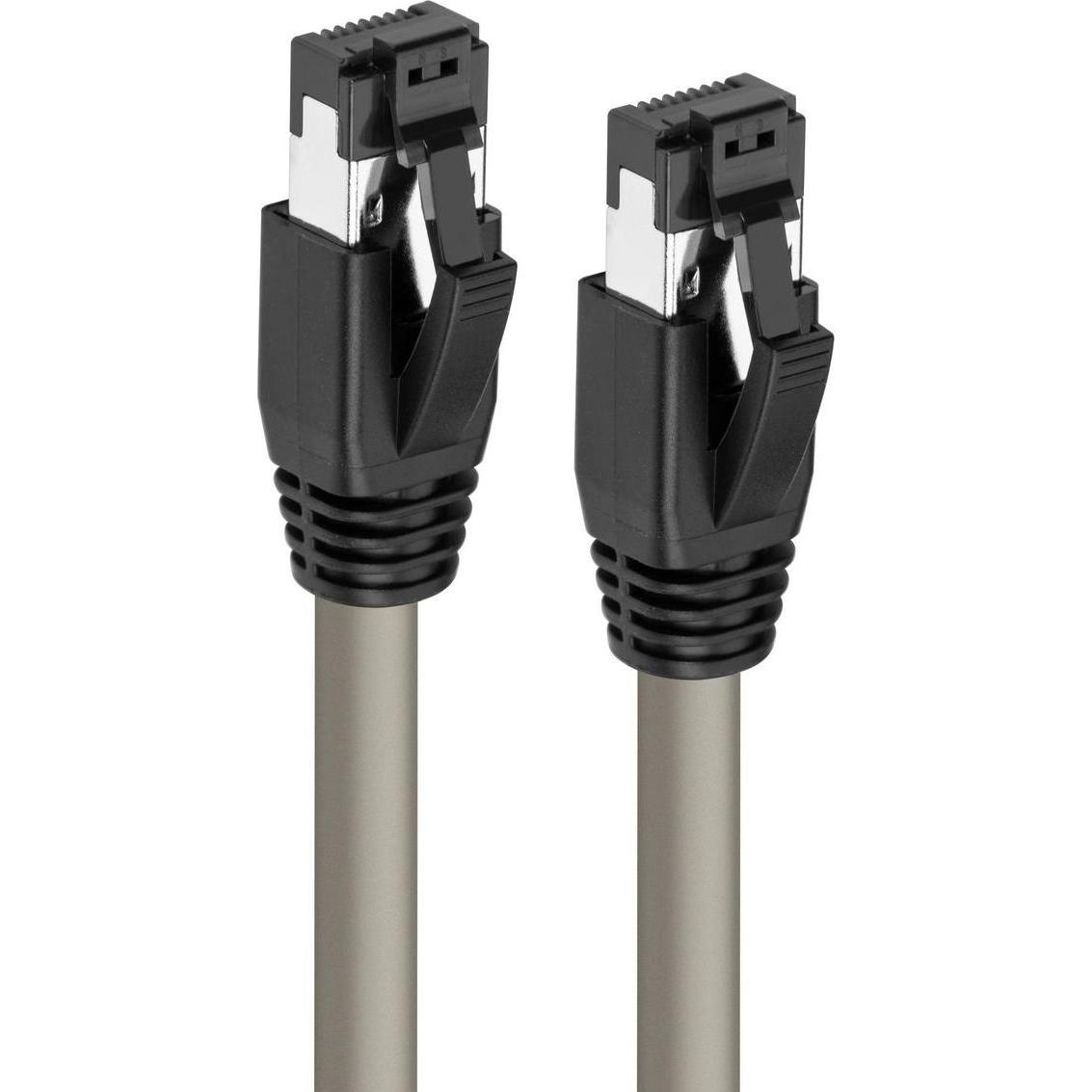 Thumbnail - MicroConnect CAT8.1 S/FTP 1,5m Grey LSZH (S/FTP, CAT8.1, 1.50 m), Netzwerkkabel