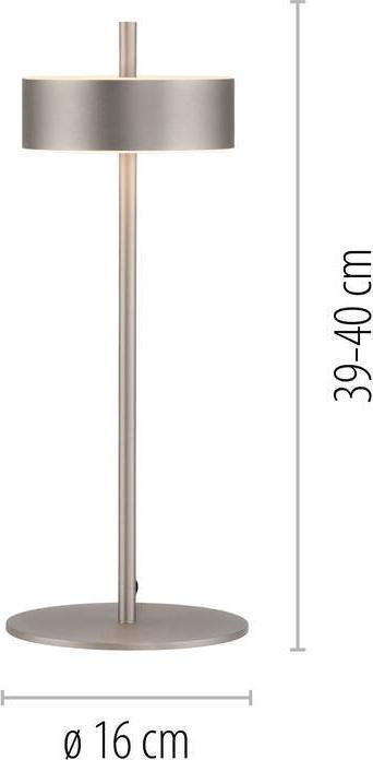 Actual product image Paul Neuhaus LED Tischleuchte Q-Rotate Works with Alexa, APP, Fernbedienung (850 lm)