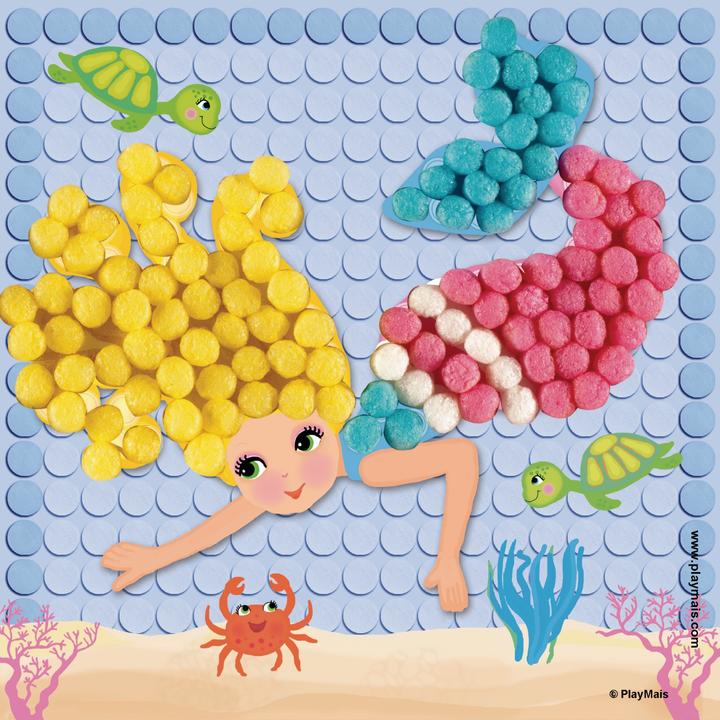 Actual product image PlayMais Mosaic Mermaid
