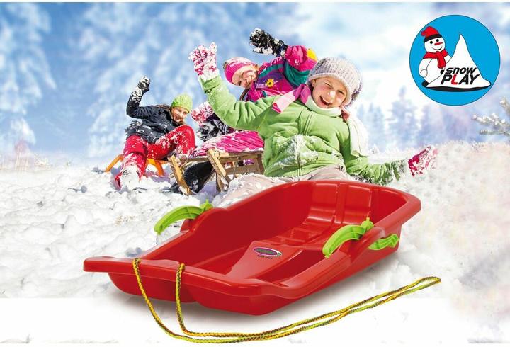 Produktbild Jamara Snow Play Bob Karol mit Bremse 80cm rot