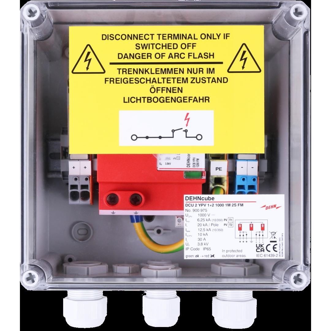 Dehn, Stromgenerator, GAK im Gehäuse IP65 für PV-Anlagen