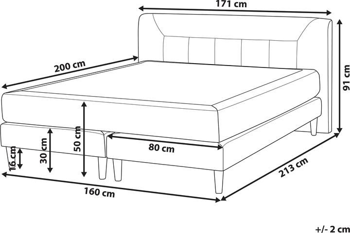 Actual product image Beliani Marquise (160 x 200 cm)