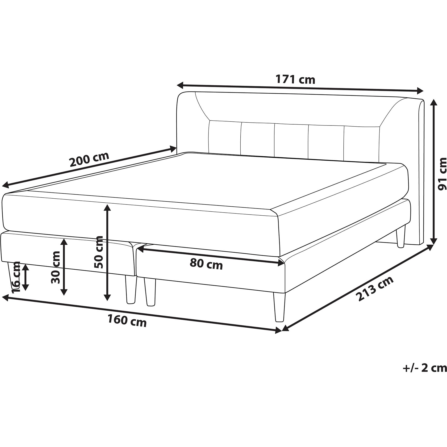 Thumbnail - Beliani, Bett, Marquise (160 x 200 cm)