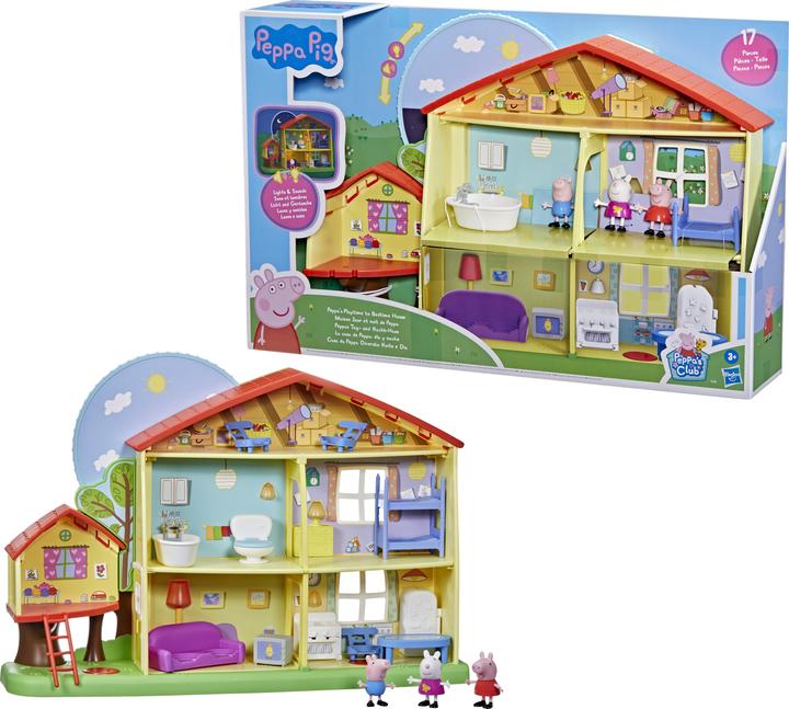Actual product image Hasbro Peppa's Playtime to Bedtime House