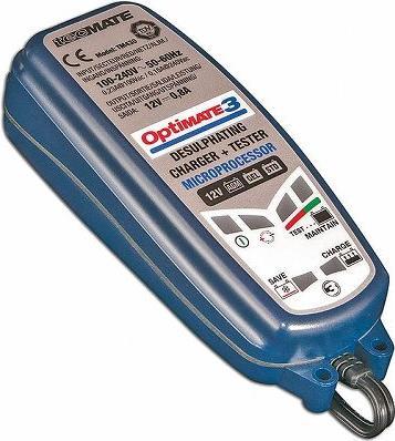 Produktbild Tecmate Optimate 3 Druppellader 0,8A - 12V Acculader Druppellader voor Scooter / Motor (12V, 0.80 A)