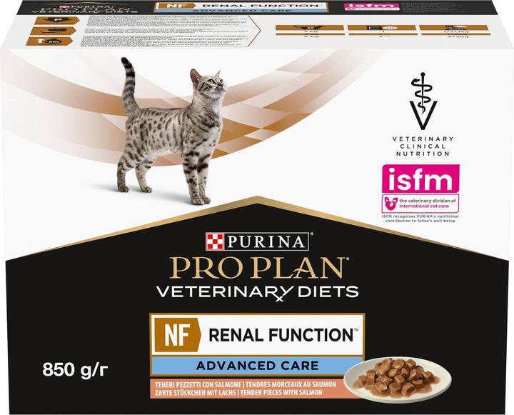 Actual product image Friskies NF Renal Function Feline Salmon - Wet Food for Cats - 10x85g (Adult, 1 pcs., 850 g)