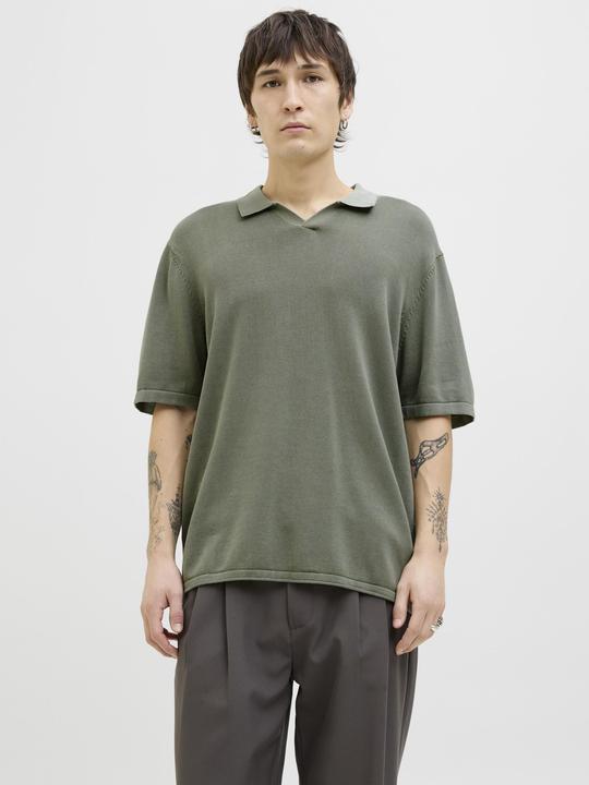 Actual product image Jack & Jones Jjeleo Knit Polo Ss Ln (M)