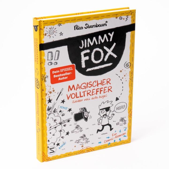 Actual product image Jimmy Fox. Magischer Volltreffer (leider voll aufs Auge) - Ein Comic-Roman (German, Nico Sternbaum, 2022)