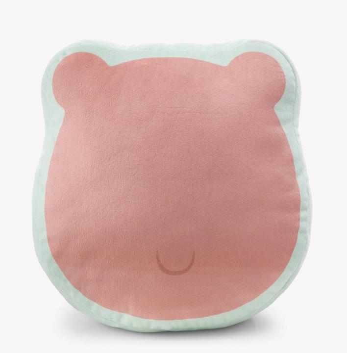 Actual product image NICI Plüschkissen Bär Nomo mit Croissant (12 x 35 cm)