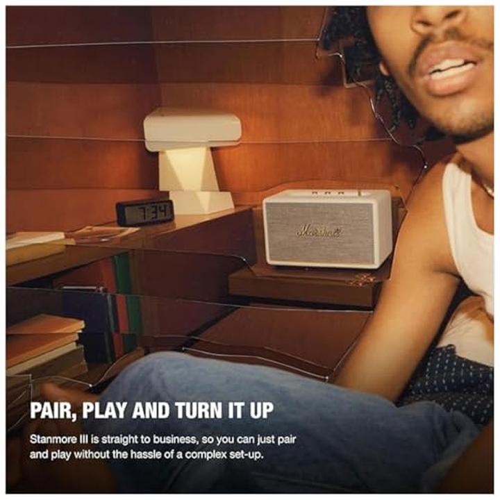 Produktbild Marshall Stanmore III - weiss *** (Netzbetrieb)