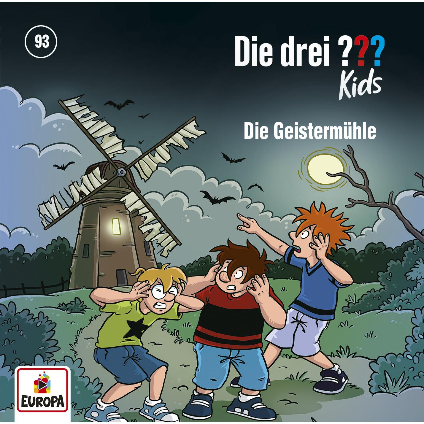 Die drei DREI FRAGEZEICHEN kids 93 - Die Geistermühle, Hörbücher von Boris Pfeiffer