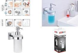 Produktbild tesa EKKRO Seifenspender inkl. Klebelösung ohne Bohren