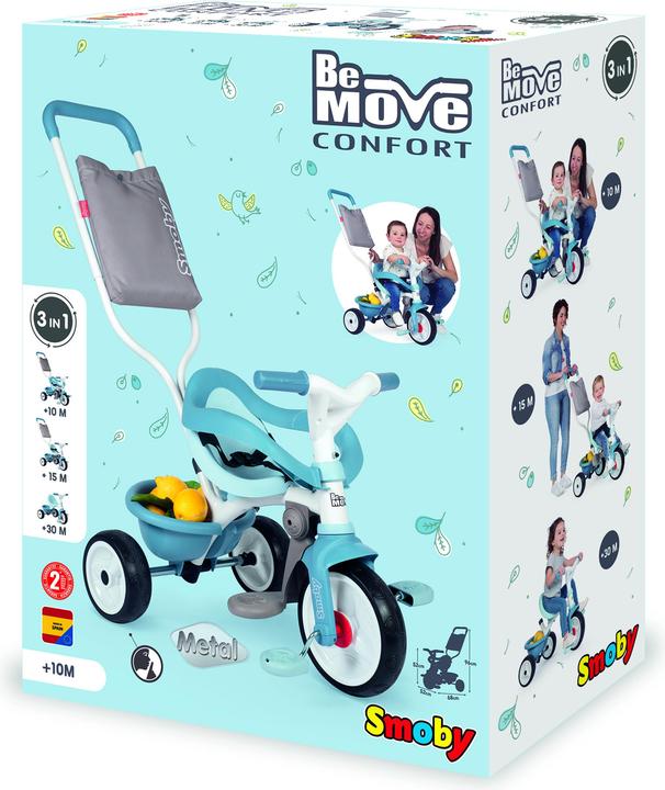 Produktbild Smoby Be Move Comfort Dreirad Blau
