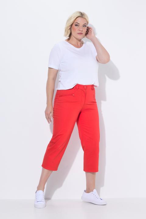 Image du produit Ulla Popken Jean Mony 7/8, taille élastique, poches zippées (54)