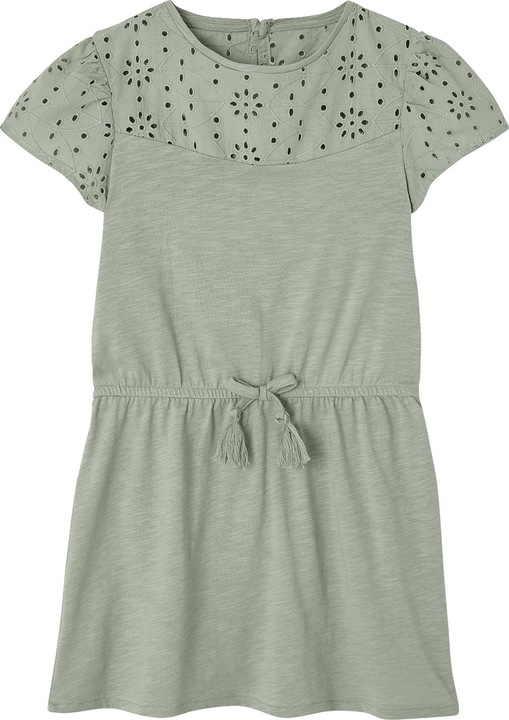 Actual product image Vertbaudet Mädchen Kleid mit Lochstickerei (98)