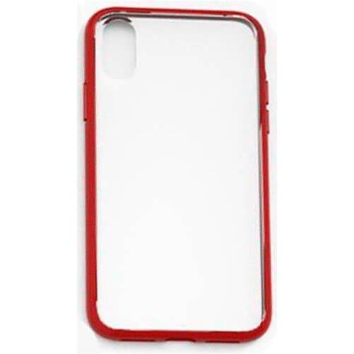 Devia Elegant anti-shock case iPhone XS/X(5.8) red (Apple iPhone XS), Smartphone Hülle, Rot