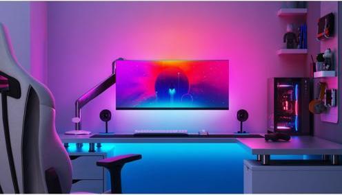 Immagine prodotto Nanoleaf Striscia luminosa a specchio per schermo 4D PC (Multicolore, 250 cm, Interno)