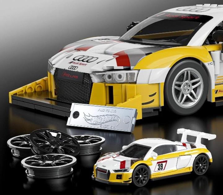 Produktbild Mattel Brick Shop Hot Wheels Elite Audi R8