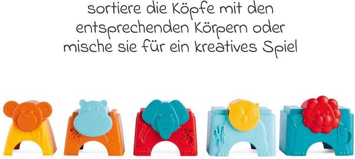 Actual product image Chicco Animals Eco+ stacking toy