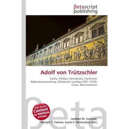 Adolf von Trützschler, Fachbücher von Wilhelm Adolph von Trützschler