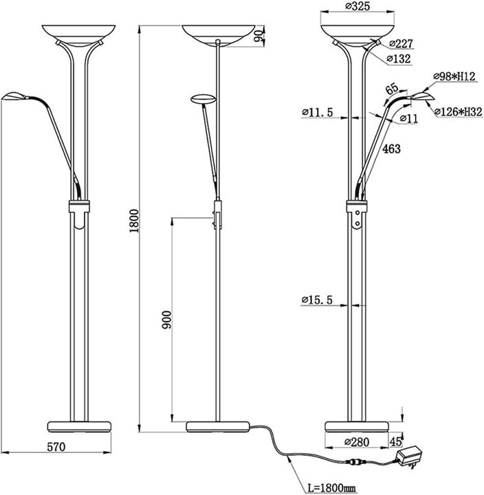 Actual product image Trio Orson (3200 lm)
