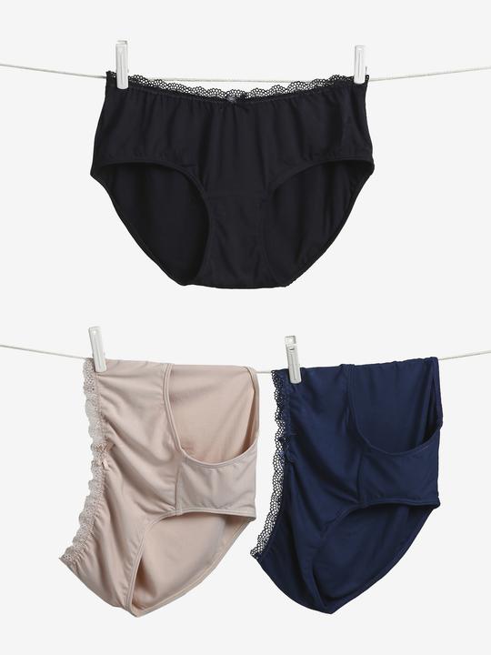 Produktbild Vertbaudet 3er-Pack Umstands-Slips aus Bambusviskose (48, 3er Pack)