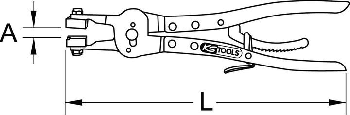 Produktbild KS Tools Schlauchklemmenzange Ø15-56mm (275 mm)