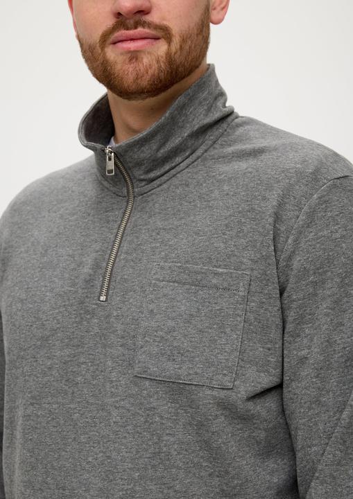 Produktbild s.Oliver Sweatshirt Sweatshirt mit Stehkragen (XXL)