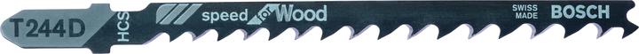 Actual product image Bosch Professional Zubehör Jigsaw blade T 244 D Speed for Wood, 3-pack