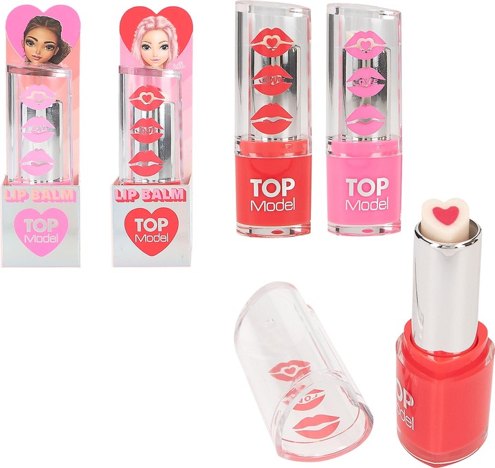Produktbild Top Model Topmodel - Heart in Heart Lipbalm - Pink, Red - 3.7 grams