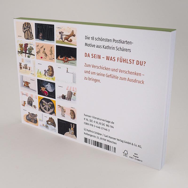 Thumbnail - Hanser, Grusskarte + Briefpapier, Da sein - Was fühlst du? Postkarten-Set